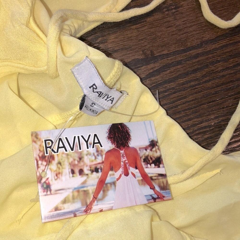 Raviya yellow maxi dress new with tags size small - Picture 4 of 6